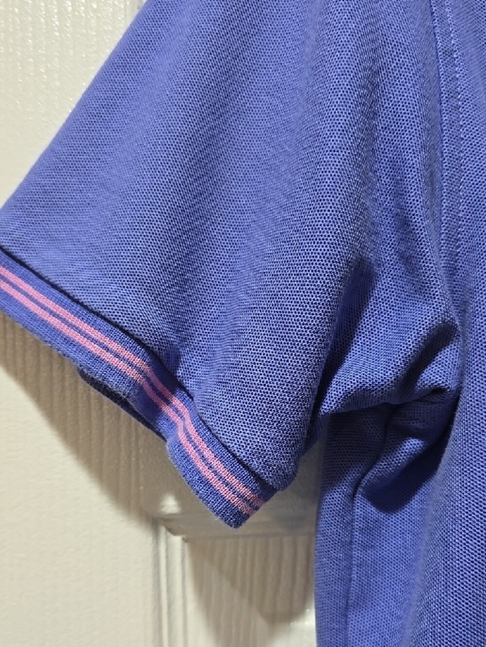 Psycho Bunny Purple Polo with Pink Trim - Picture 5 of 5